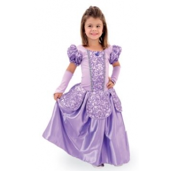 Fantasia Princesa Violeta Sofia Infantil Anjo
