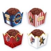 Forminha Brigadeiro Oscar c/24 Festa Maluca - Temas Variados