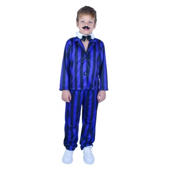 Fantasia Uniforme Roxo Halloween Infantil Muvilê