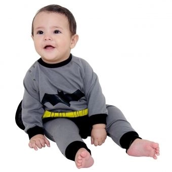 Fantasia Macacão Batman Bebê Sulamericana