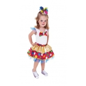 Fantasia Palhacinha Bebela Infantil Anjo - Fantasias Infantis