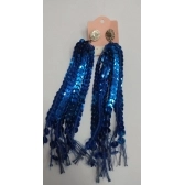 Brinco Carnaval Lantejoula Azul - Acessórios para fantasia