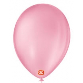 Balão 7 Liso Rosa Tutti Frutti c/50 São Roque