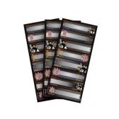 Adesivo Decorativo Retangular Corinthians c/3 Cartelas Regina Festas - Clubes de Futebol