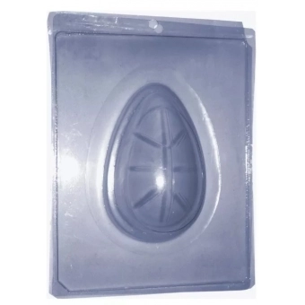 Forma de Silicone Para Ovo de Páscoa 250g c/3 Anelli