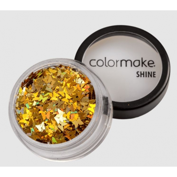 Glitter Formatos 2g Borboleta Ouro Colormake - Maquiagem
