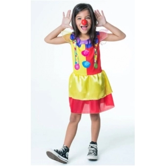 Fantasia Infantil Palhacinha Completa Master Toy