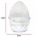 Ovo Acrílico Cristal 12cm Unidade - Embalagens