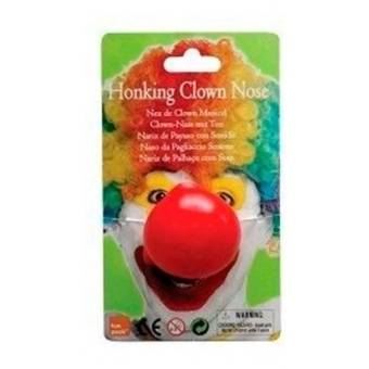 Nariz de Palhaço com Apito