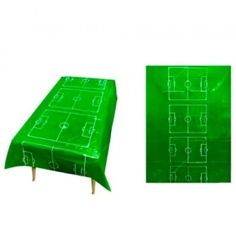 Toalha Plástica de Mesa Campo de Futebol