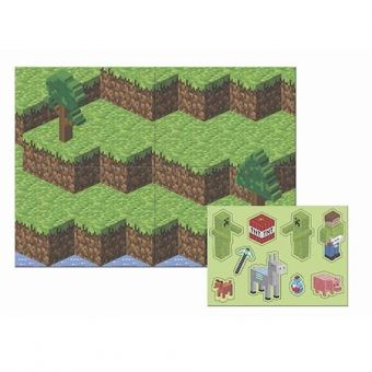 Painel de Aniversário Gigante Mini Pixels Modelo 2 Junco