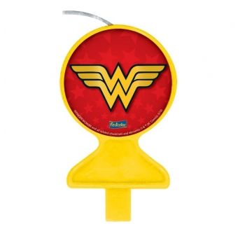 Vela de Aniversário Mulher Maravilha Festcolor