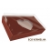Caixa P/1 Ovo Coração Lapidado 65g Vermelho Kaixote - Embalagens