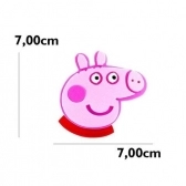 Mini Carinhas E.V.A Peppa Pig c/6 Piffer - Temas Infantis