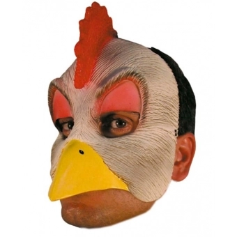 Máscara Látex Galo Metade Spook