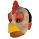 Máscara Látex Galo Metade Spook - Máscaras