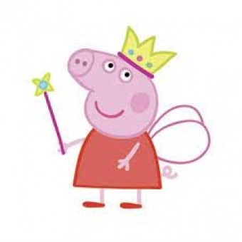 Mini Painel impresso E.V.A Peppa Pig Piffer