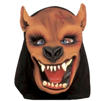 Máscara Látex Lobisomem II Capuz Spook