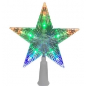 Ponteira de Árvore de Natal Estrela Led Colorido - Natal