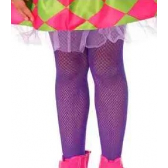 Meia Calça Arrastão Infantil Roxo