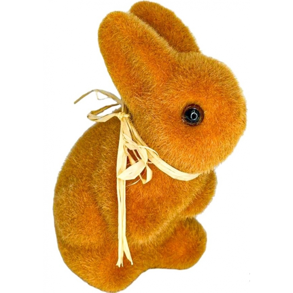 Decoração de Páscoa Coelho Caramelo Pequeno - Páscoa