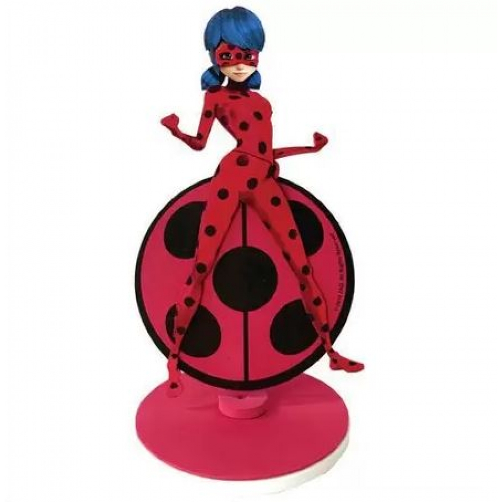 Enfeite de Mesa E.V.A Ladybug Piffer - Temas Infantis