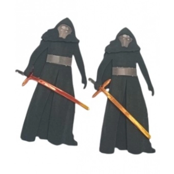 Mini Personagem E.V.A Star Wars Kylo c/6 Piffer