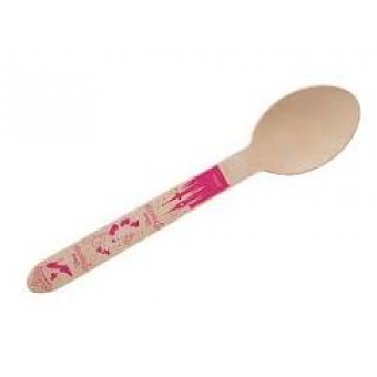 Colher de Madeira Princess Debut c/8 Regina Festas