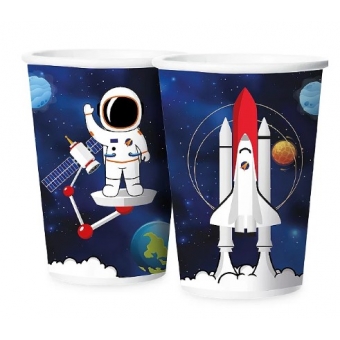 Copo de Papel 180ml Espacial c/12 Regina Festas