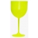 Taça de Gin 600ml Acrílica Amarelo Neon - Descartáveis