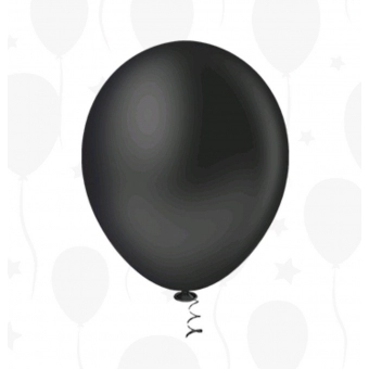 Balão 9 Liso Preto c/50 Pic Pic