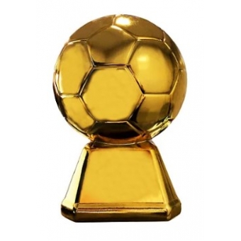 Troféu Bola de Futebol Dourado Mirandinha