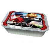 Kit Marmitinha com Tampa Miraculous Ladybug c/8 Regina - Temas Infantis