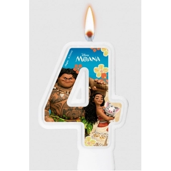 Vela Numeral Moana Regina Festas