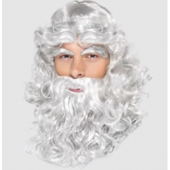 Peruca Sintética Papai Noel Luxo