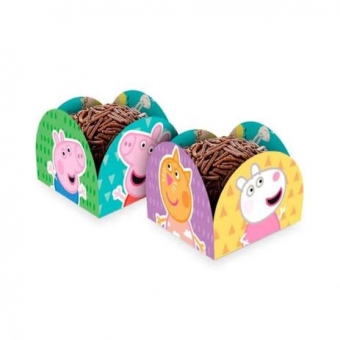 Porta Forminha Peppa Pig Clássica c/50 Regina Festas