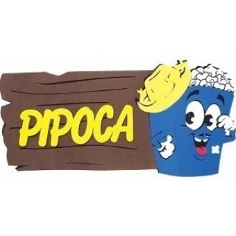 Placa Junina E.V.A Pipoca Grintoy