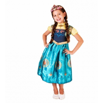 Fantasia Frozen Anna Fever Clássica Rubies