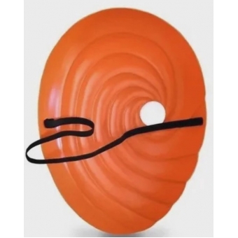 Máscara Plástica Anime Akatsuki Obito Laranja