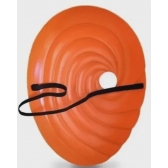 Máscara Plástica Anime Akatsuki Obito Laranja - Acessórios para fantasia