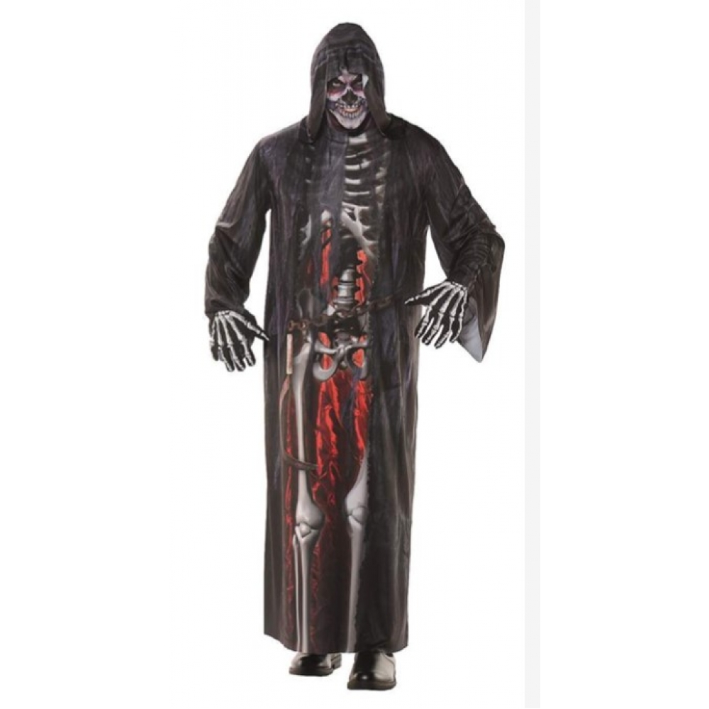 Fantasia Halloween Reaper Adulto Masquerade - Fantasias Adultos