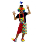 Fantasia Palhaço Paçoca Adulto Masquerade - Fantasias Masculinas