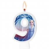 Vela Numeral Frozen 2 Regina Festas - Temas Infantis
