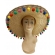Chapéu Mexicano Palha Bolinhas Coloridas - Chapéus