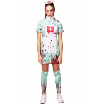 Fantasia Enfermeira Nancy Zumbi Adulto Super