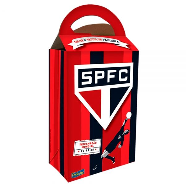Caixa Surpresa São Paulo c/8 Festcolor - Clubes de Futebol