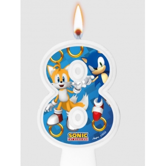 Vela Numeral Sonic Regina