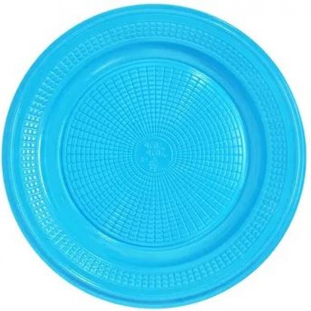 Prato 15cm Biodegradável Azul Claro c/10 Trik Trik - Descartáveis