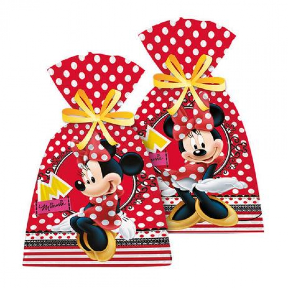 Sacola Surpresa Red Minnie c/8 Regina Festas - Temas Infantis