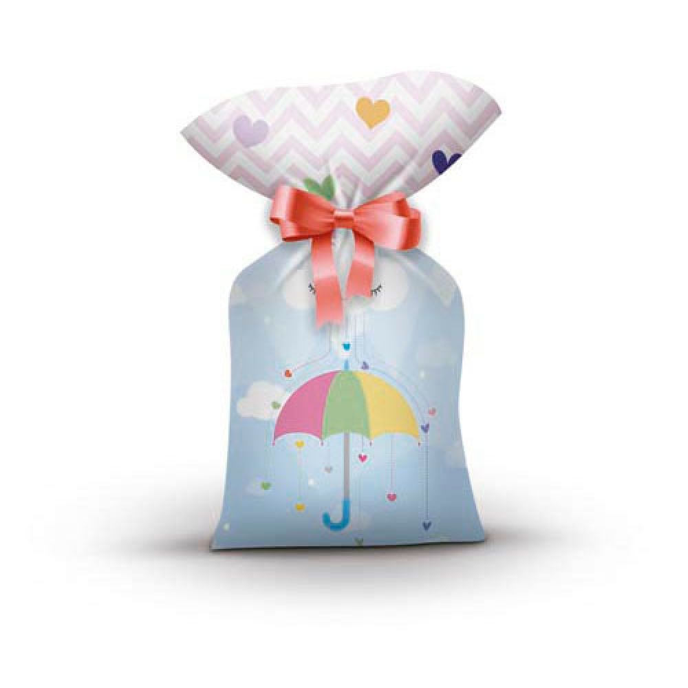 Sacola Surpresa Chuva de Amor c/8 Junco - Temas Infantis